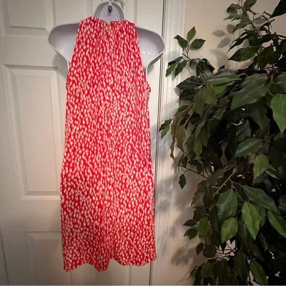 Michael Kors coral & white print dress - Picture 3 of 5